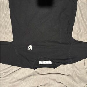 Off-White Black Long Sleeve Shirt with Logo
